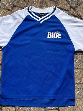 Vintage Labatt Blue Jersey Tee Shirt